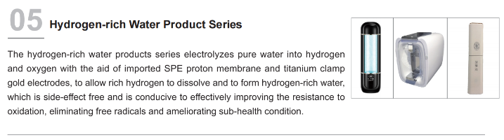 50-1 Hydrogen-rich Water Product Series
